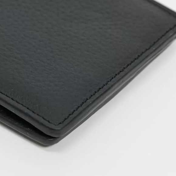 Urbancode London Pebbled Leather Wallet Black - Picture 4 of 13